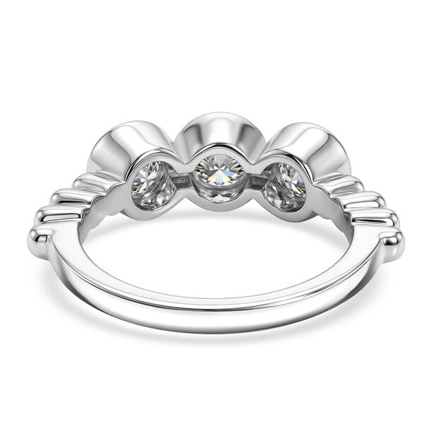 EVER TRUE Moissanit Ring 316L Edelstahl (Gr&ouml;&szlig;e 17.00) ca. 1,39 ct image number 5