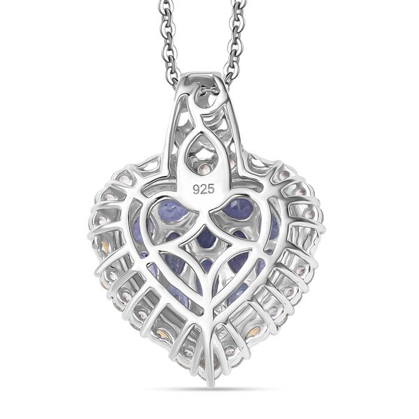 Tansanit Schmuckset 925 Silber rhodiniert ca. 3.51 ct image number 5