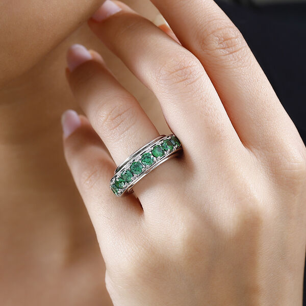 Grüner Zirkonia Spinning-Ring - 7,67 ct. image number 3