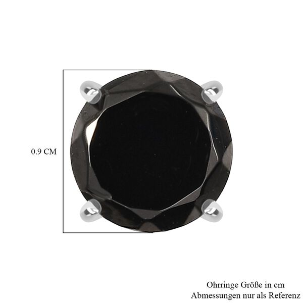 D'Joy Elite Shungit Ohrringe 925 Silber platiniert ca. 2.47 ct image number 5