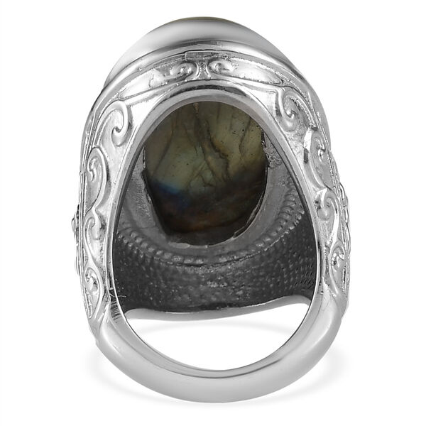 Labradorit Ring Edelstahl  ca. 28,11 ct image number 6