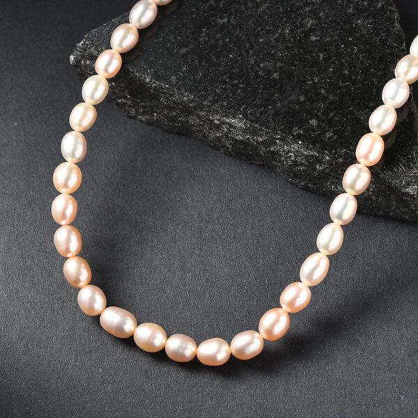 D'Joy AAA Pfirsich-S&uuml;&szlig;wasserperle 45cm Halskette image number 2