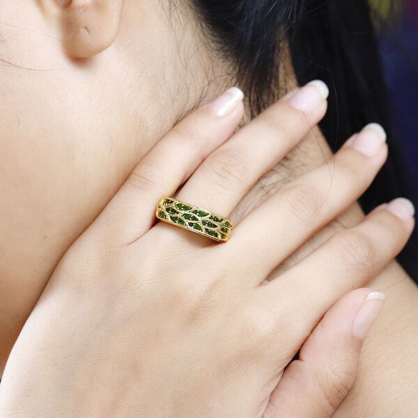 Nat&uuml;rlicher Chromdiopsid-Ring - 1,76 ct. image number 3