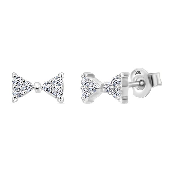 LUXURIANT SI Labor Diamant Ohrringe, 925 Silber platiniert - 0,26 ct. image number 0