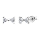 LUXURIANT DIAMOND - Lab Grown Diamant SI-GH Ohrringe 925 Silber platiniert ca. 0.25 ct