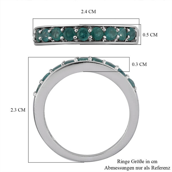 AAA Grandidierit-Ring, 925 Silber platiniert  ca. 0,79 ct image number 7