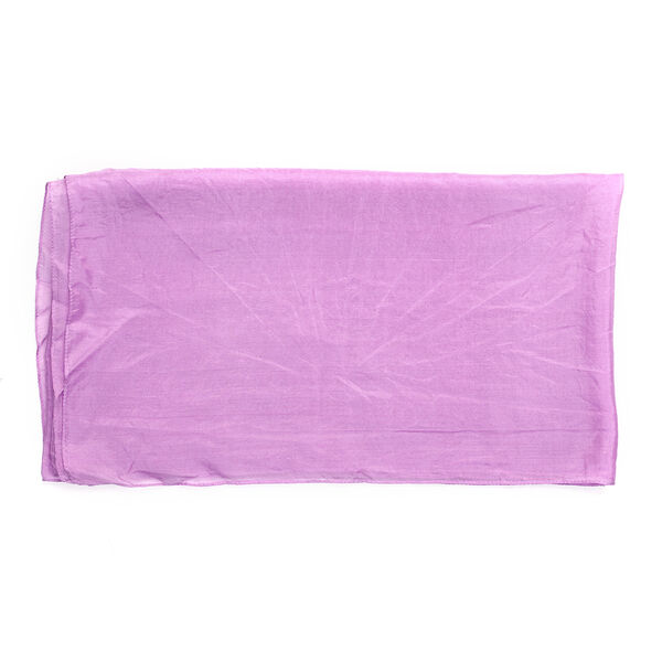 100% natürlicher Satin Seiden Schal, 48x160 cm, Lavendel image number 5