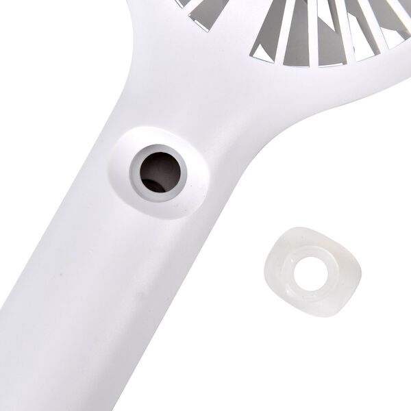 Mini-Handventilator mit Nebelspray, Weiß image number 9