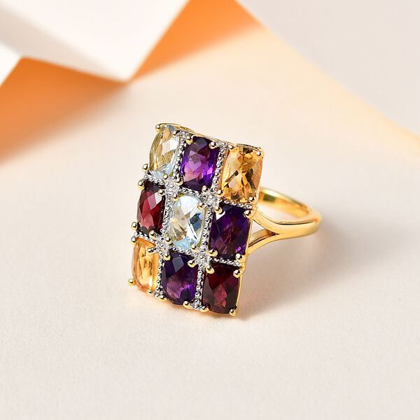 GP Royal Art Deco Kollektion - AA Edelstein Ring, ca. 5,12 ct. image number 2