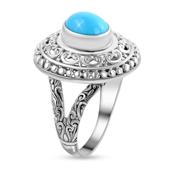 Royal Bali Collection- Sleeping Beauty Türkis-Ring - 2,70 ct. image number 3