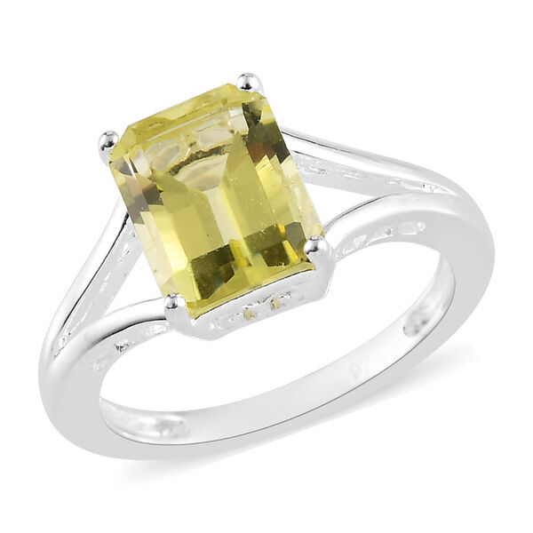 Ouro Verde-Quarz-Ring, 925 Silber  ca. 2,33 ct image number 4