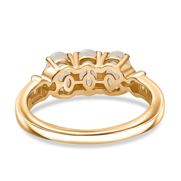 D&rsquo;Joy nat&uuml;rlicher, &auml;thiopischer Welo Opal und Zirkon Ring - 1 ct. image number 5