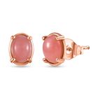 D’joy AA Vinicunca-Peruanischer Opal Ohrringe 925 Silber 750 rosévergoldet ca. 1.36 ct