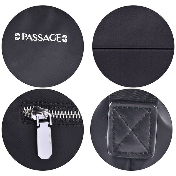 Sencillez - Crossbody Handtasche mit Schultergurt, Schwarz image number 6