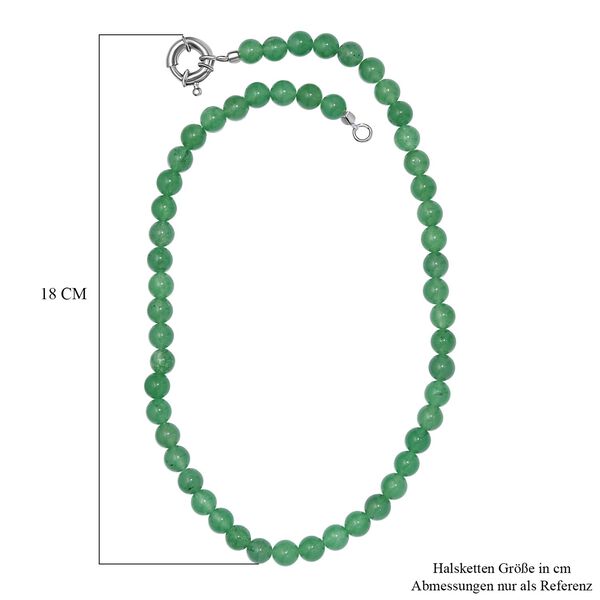 Gr&uuml;ne Quarz-Halskette, 50 cm - 191 ct. image number 6