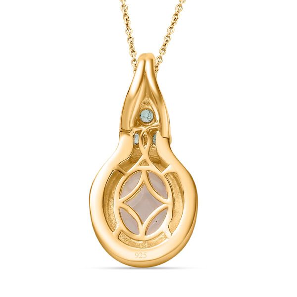 AAA Nat&uuml;rlicher, &auml;thiopischer Welo Opal, Premium-Smaragd Schmuckset 925 Silber Gelbgold Vermeil ca. 2.55 ct image number 7