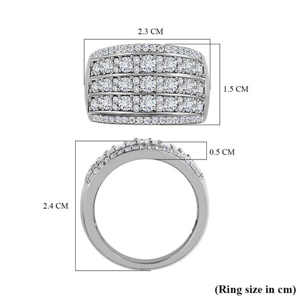 Moissanit Ring - 2,43 ct. image number 5