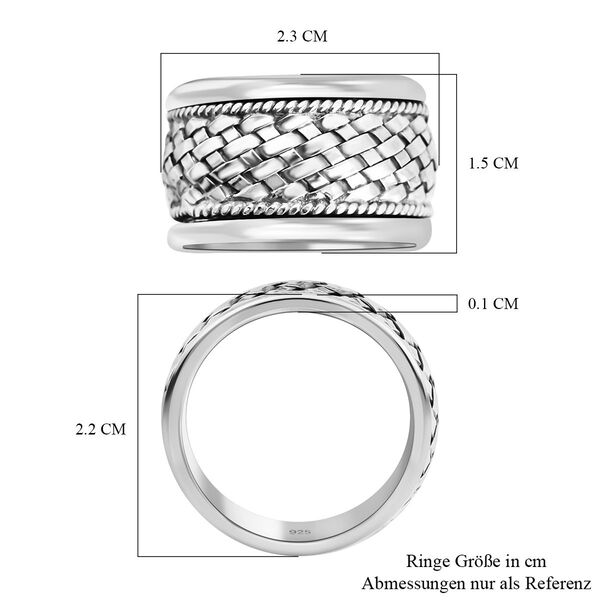 Royal Bali Kollektion - Strukturierter Bandring image number 5