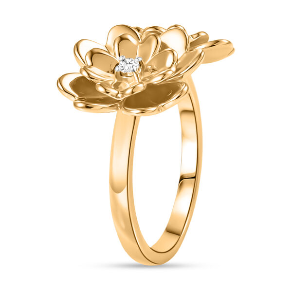 EverTrue floraler Diamant Ring image number 4