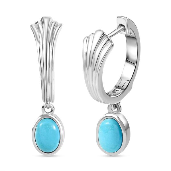 AA Sleeping Beauty T&uuml;rkis Ohrringe - 1,48 ct.