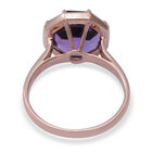 Rose De France Amethyst Solitär Ring 925 Silber Rosevergoldet image number 3