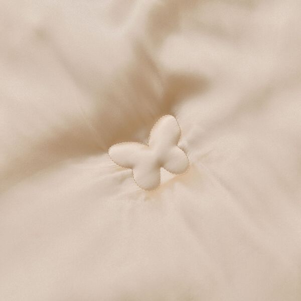 Serenity Night Seidendecke aus 100% Maulbeerseide mit 500gsm Kunstdaunenf&uuml;llung, 135x200cm, Beige image number 8