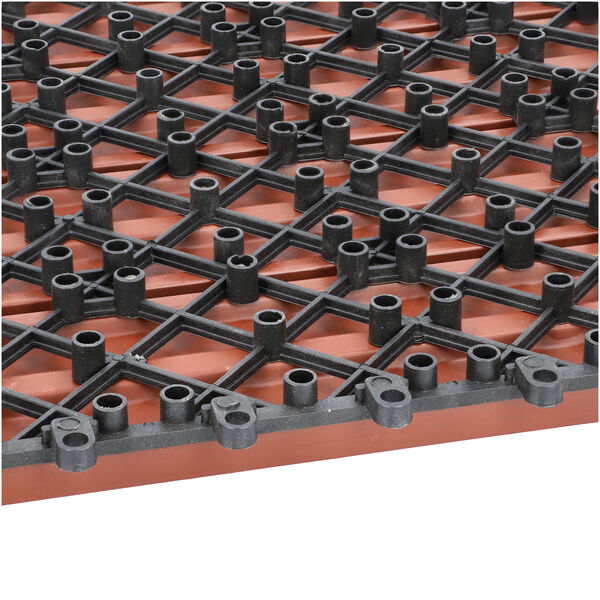 11er-Set - Terrassenfliesen aus WPC mit Falzung, Braun image number 4