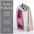 100% Merino Woll-Schal mit Quasten, 70x180cm, Mehrfarbig image number 7