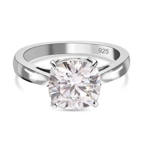 Moissanit Solit&auml;r Ring - 3,16 ct.