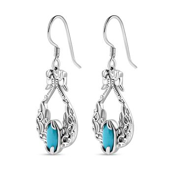 Sleeping Beauty T&uuml;rkis Ohrringe - 2,30 ct.