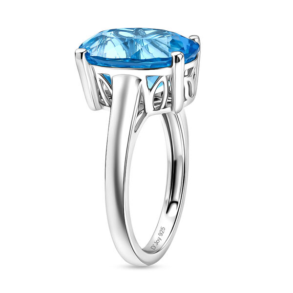 D'Joy AAA Schweizer Blautopas Ring - 6,85 ct. image number 5
