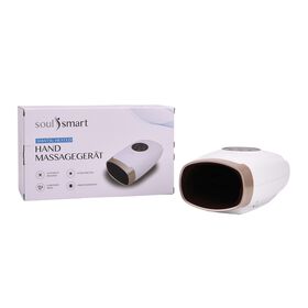 SOULSMART Handmassagegerät mit Wärme- und Luftdruckfunktion, 30,5×11,5×16cm, Weiß
