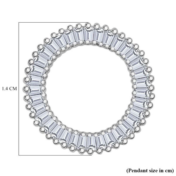 VS Diamant Lebenskreis Anh&auml;nger in 950 Platin - 0,35 ct. image number 6