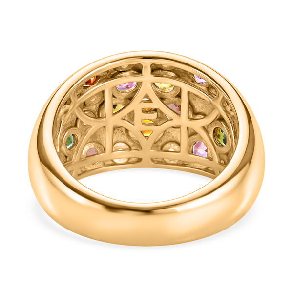 EVER TRUE AA Mehrfarbig-Turmalin Ring Nickelfreies Messing (Gr&ouml;&szlig;e 17.00) ca. 1,27 ct image number 5