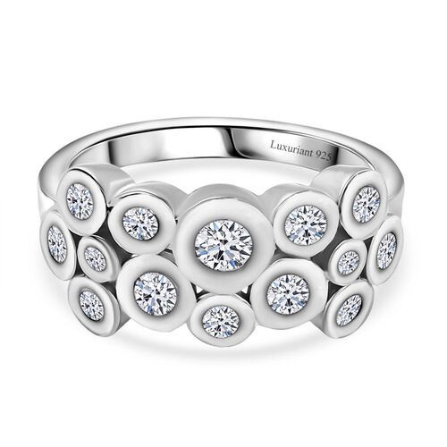 LUXURIANT DIAMOND - Lab Grown Diamant SI Ring 925 Silber rhodiniert (Größe 18.00) ca. 1.00 ct image number 0
