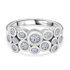 LUXURIANT DIAMOND - Lab Grown Diamant SI Ring 925 Silber rhodiniert (Größe 18.00) ca. 1.00 ct