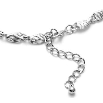 Simuliertes, blaues und wei&szlig;es Kristall-Schmuckset - 55,29 ct.