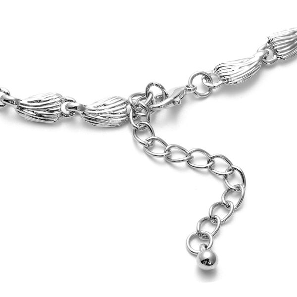 Simuliertes, blaues und wei&szlig;es Kristall-Schmuckset - 55,29 ct. image number 4