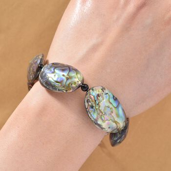 Abalone Muschel Armband ca. 23 cm mit 5 cm Extender, Reine Legierung