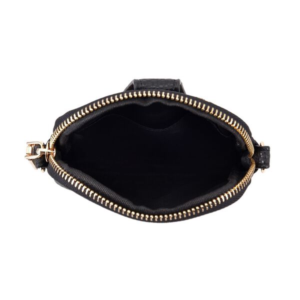 Crossbody-Tasche aus Kunstleder, Frau- und Strand-Muster image number 6