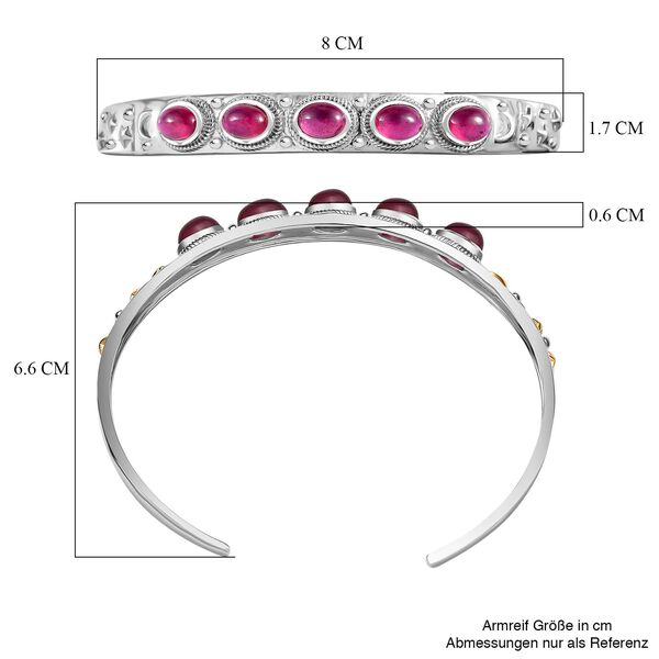 AA Afrikanischer Rubin-Armreif -19 cm  - 6,29 ct. image number 5