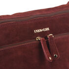 Crossbody Tasche aus 100% echtem Leder, Größe 33x3,8x25,4 cm, Weinrot image number 8