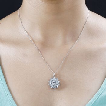 Himmelblauer Topas-Anh&auml;nger - 2,67 ct.