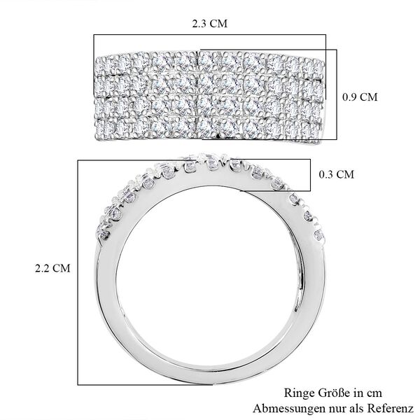 J Francis gefertigt mit SWAROVSKI-  Swarovski Zirkonia Ring image number 7