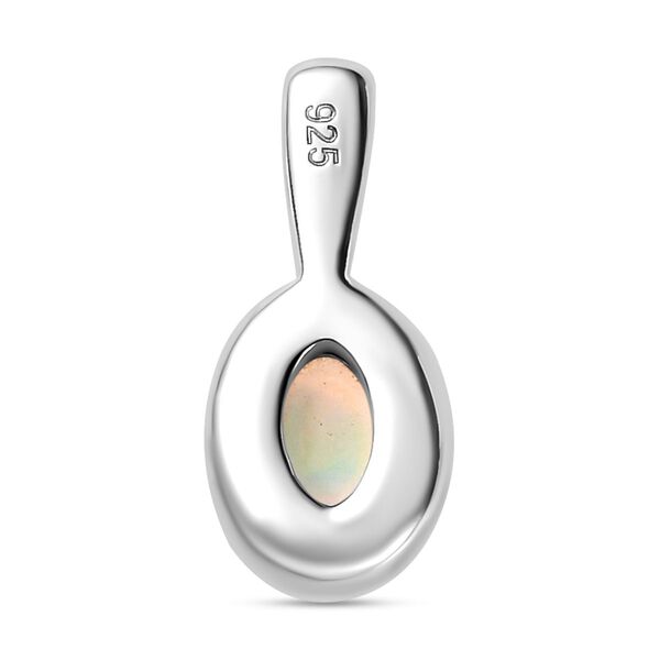 AA natürliches, äthiopisches Welo Opal-Schmuckset, 925 Silber rhodiniert, 1,04 ct. image number 9