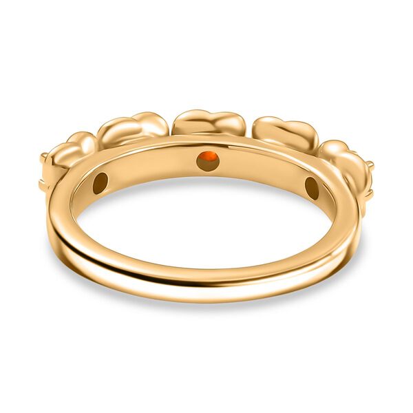 D'Joy mexikanischer purpurroter Feueropal Ring - 0,28 ct. image number 6