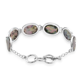 Abalone Muschel Armband ca. 19 cm mit 2.5 cm extender, Reine Legierung