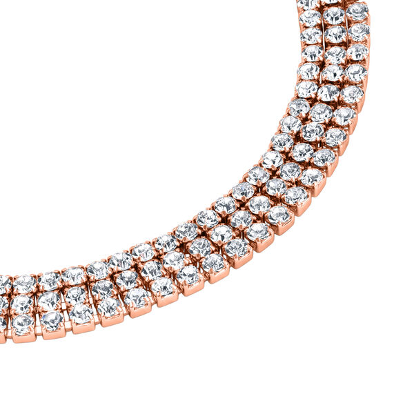 Wei&szlig;er Zirkonia Armband ca. 19 cm Nickelfreies Messing Standard 4.00 ct image number 3