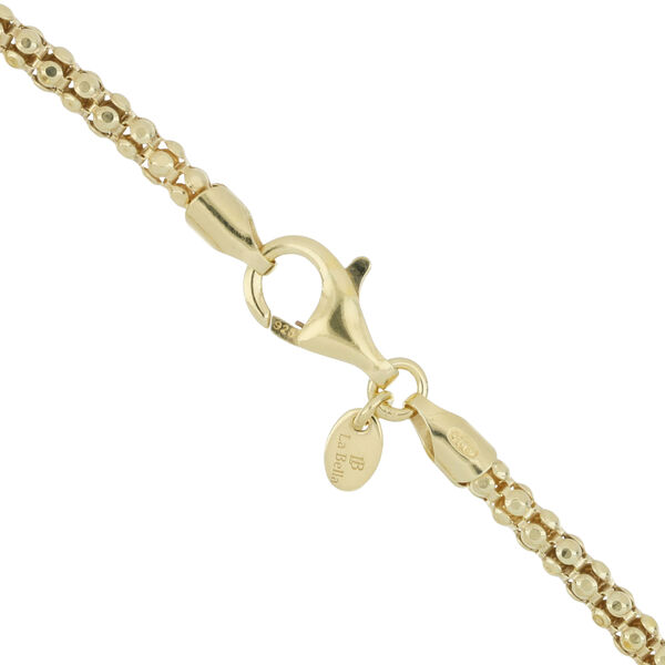 LA BELLA feinstes handgefertigtes Italienisches 925 Silber vergoldet Armband ca. 19 cm ca. 3,82g image number 1