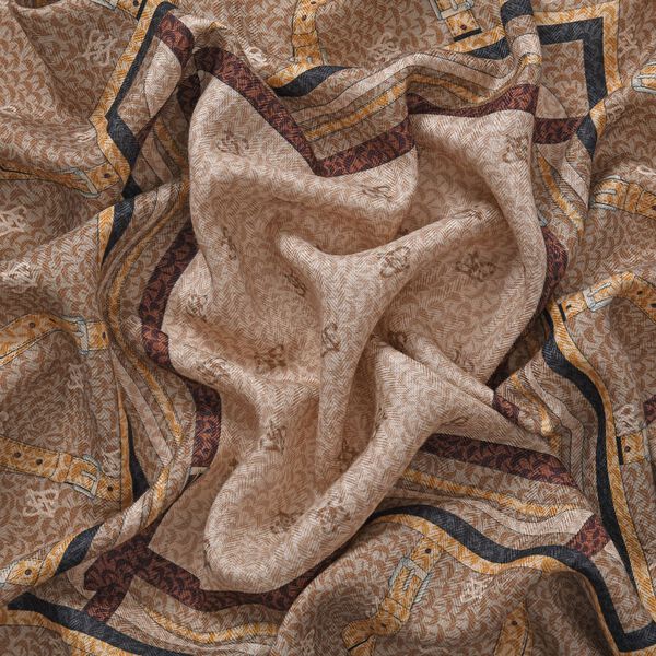 LA MAREY Foulard Quadratischer Schal, Braun image number 9
